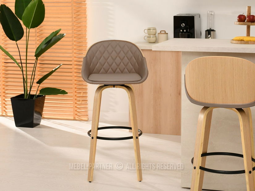 Scaun Hypo (bej + stejar)