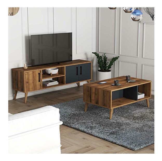 Mobilier living Sabrina (Nuc + antracit)