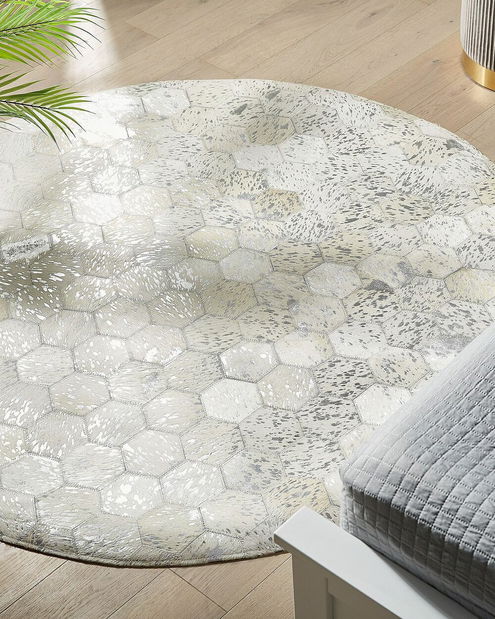 Covor 140 cm BAKY (argintiu)