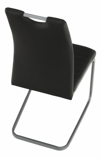 Scaun de sufragerie Dreka (gri închis)