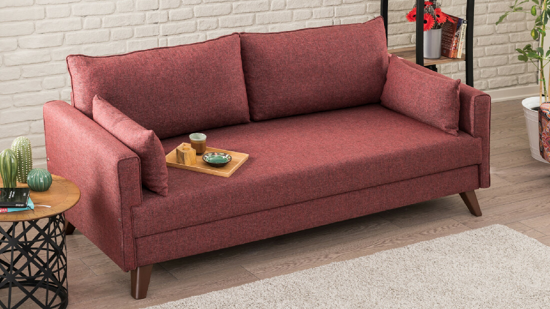 Sofa na razvlačenje Bellina (bordo)