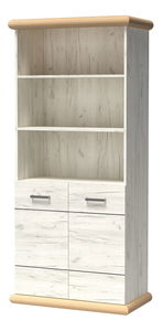 Regál Kenny 05 (craft biely + craft zlatý)