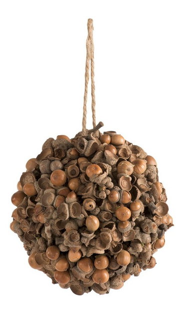Dekoratívny predmet Jolipa Vianočná dekorácia Woody Hazelnut (15x15x15cm) (Hnedá)