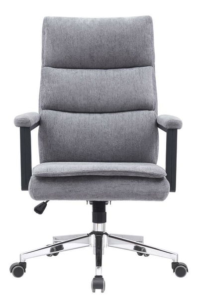 Fotoliu birou Zonnos(gri + crom)