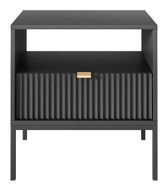 Éjjeliszekrény Lena MS54 (fekete)
