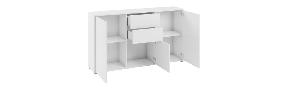 Komoda Alkyra K3D2SZ AK02 (biela)