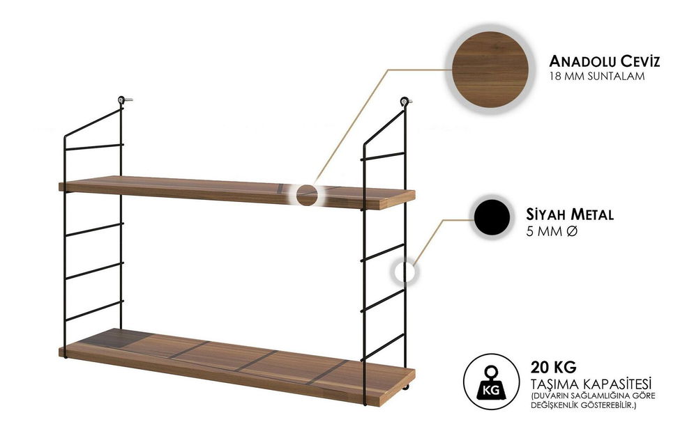 Polica Aaron 2 (orah)