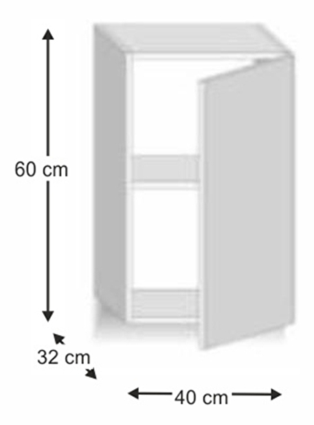 Horná kuchynská skrinka Lorena G 40
