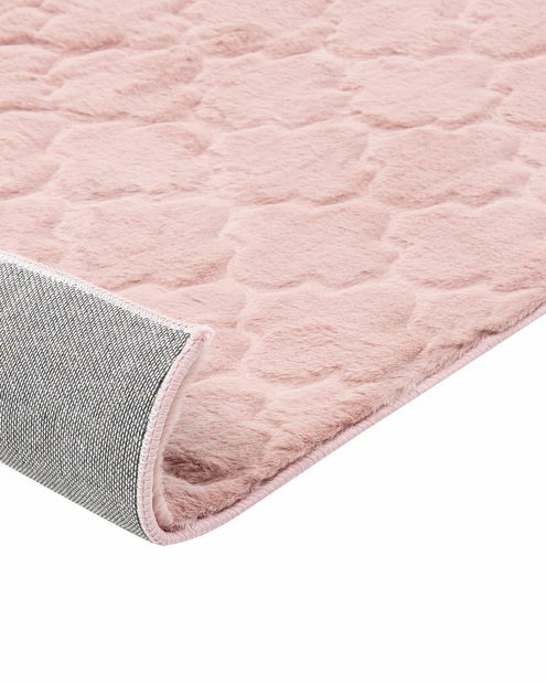 Tepih od umjetnog krzna 160 x 230 cm Gharry (ružičasta)