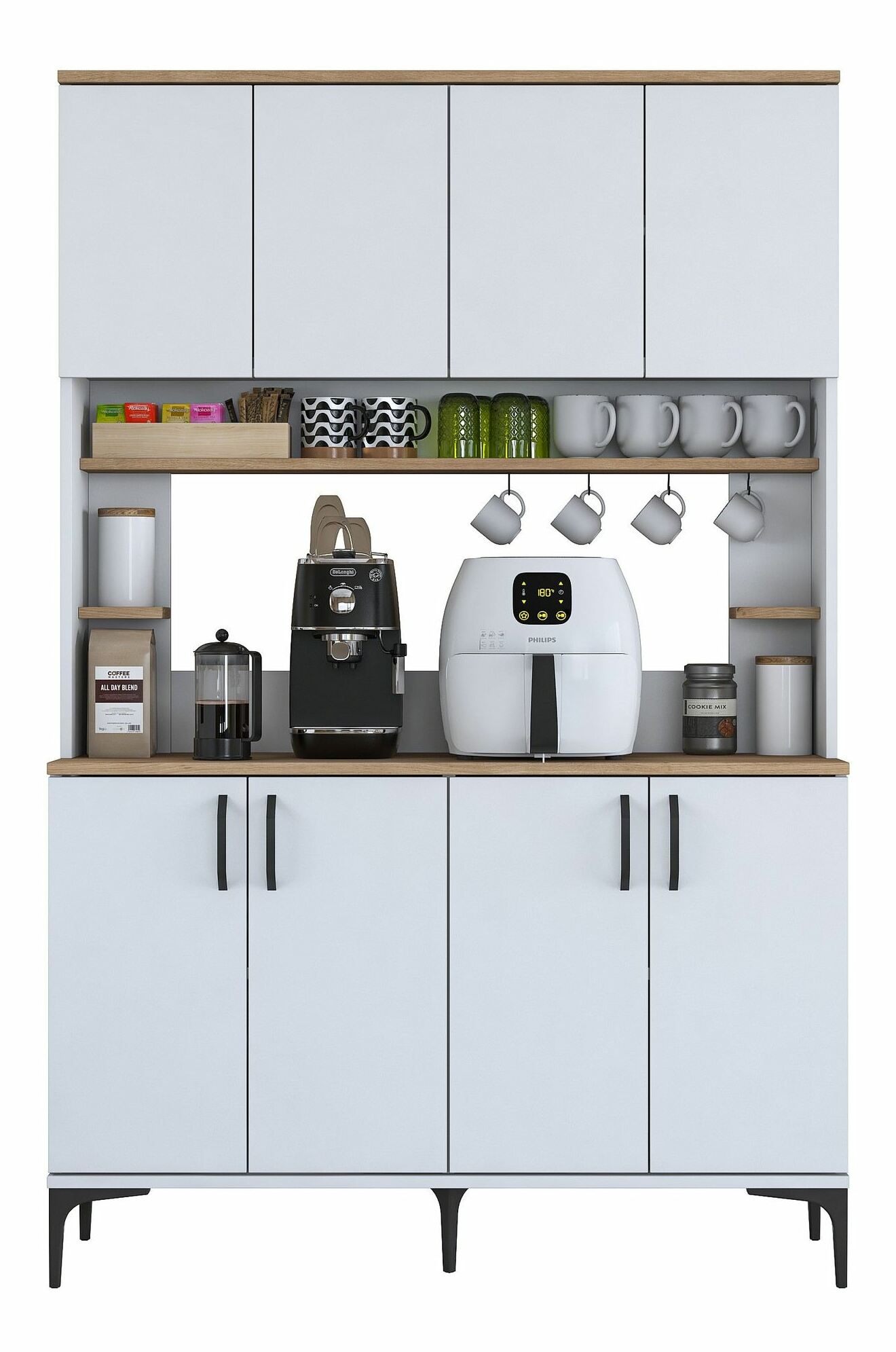 Policová skriňa Jeli (orech)