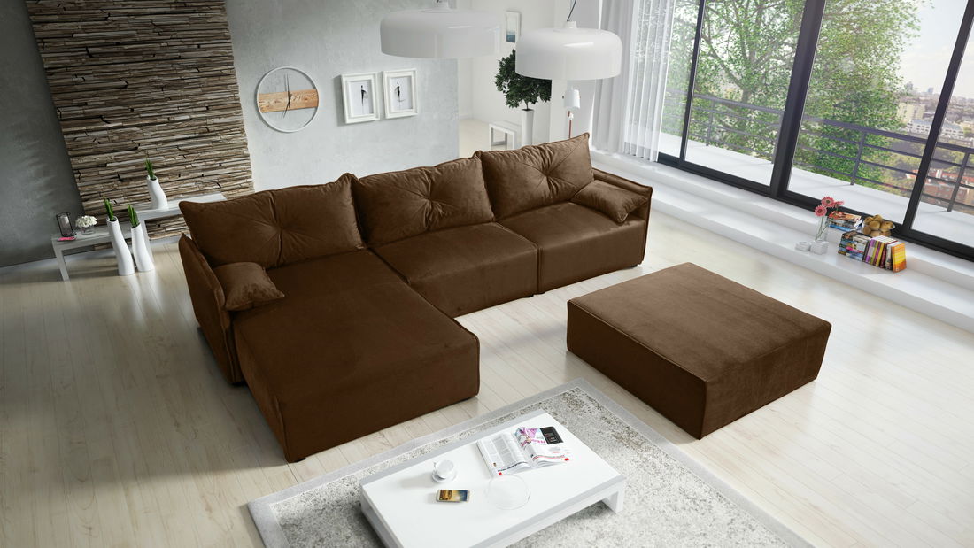 Colțar Leonaro 2 (maro) (S)