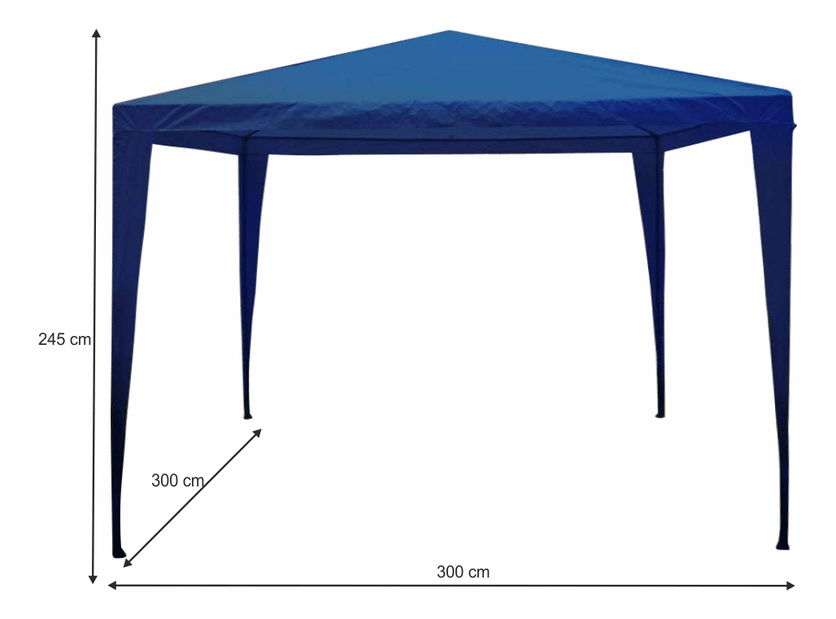 Záhradný altánok Garton (modrá)