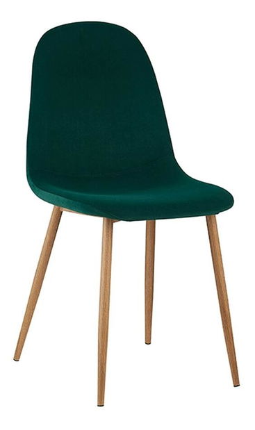 Scaun de bucătărie Angelique (smaragd + fag)
