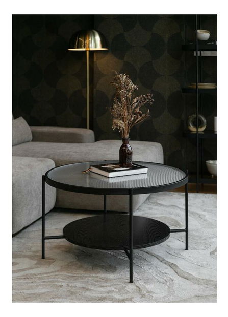 Dohányzóasztal Malayzia (fekete)