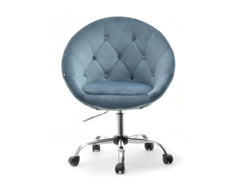 Kreslo Lush 4 (modrá + chrómová)