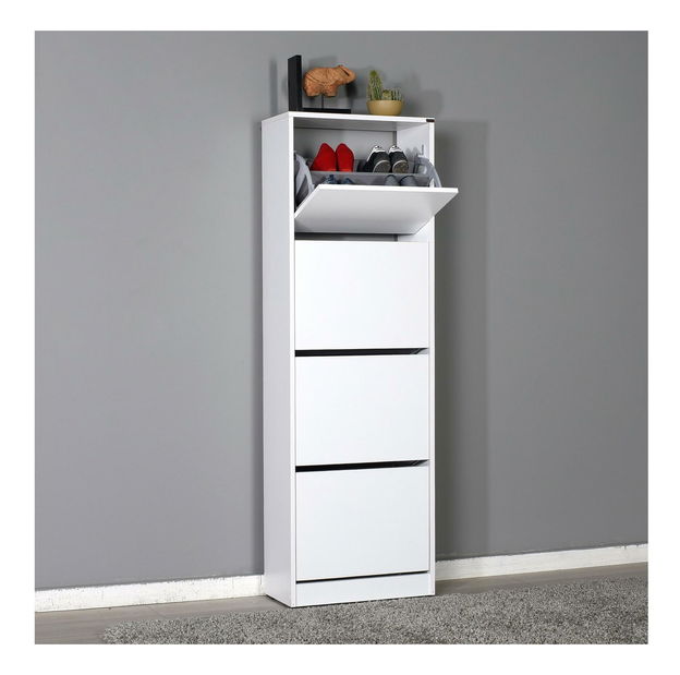 Pantofar/ Dulap pantofi Seiko (Alb)