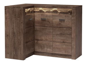 Sarok komód Nadenas N15 O (sötét kőris) 