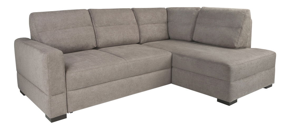 Rohová sedačka BRW Alan II Lux 3DL.REC sivobéžová (P)