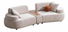 Rohová sedacia súprava Rion (krémová)