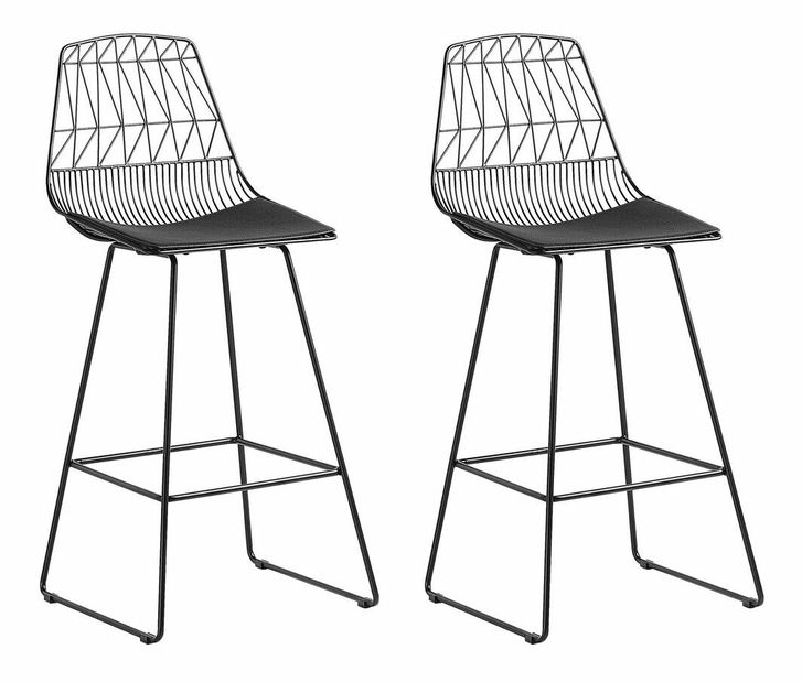 Bárszék szett 2 db Pesto (fekete)