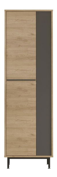 Cipősszekrény Abbygail 2 (tölgy + antracit) 