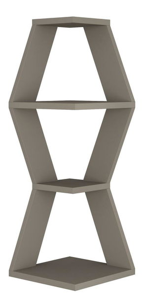 Nástenná polica Sade (svetlá mocha)