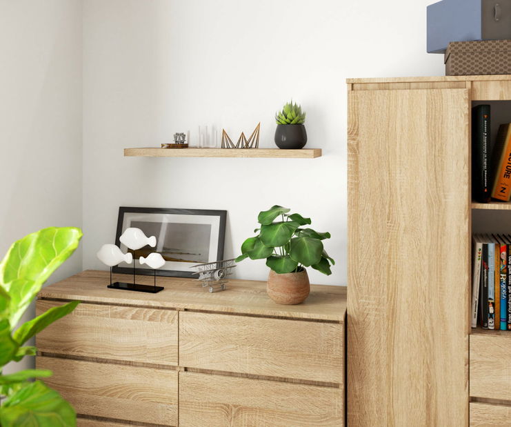 Raft Pilar (stejar sonoma)