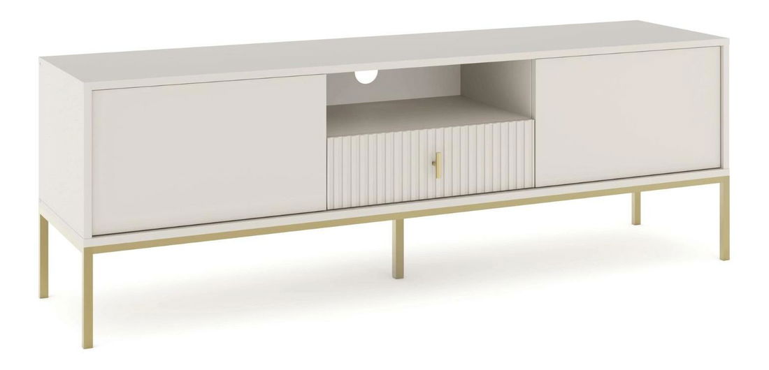 Masă TV Militaba (cașmir + auriu) 