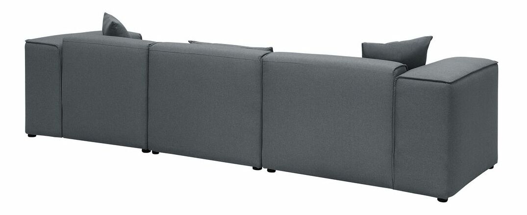 Rohová sedačka Diss (tmavosivá) (P)