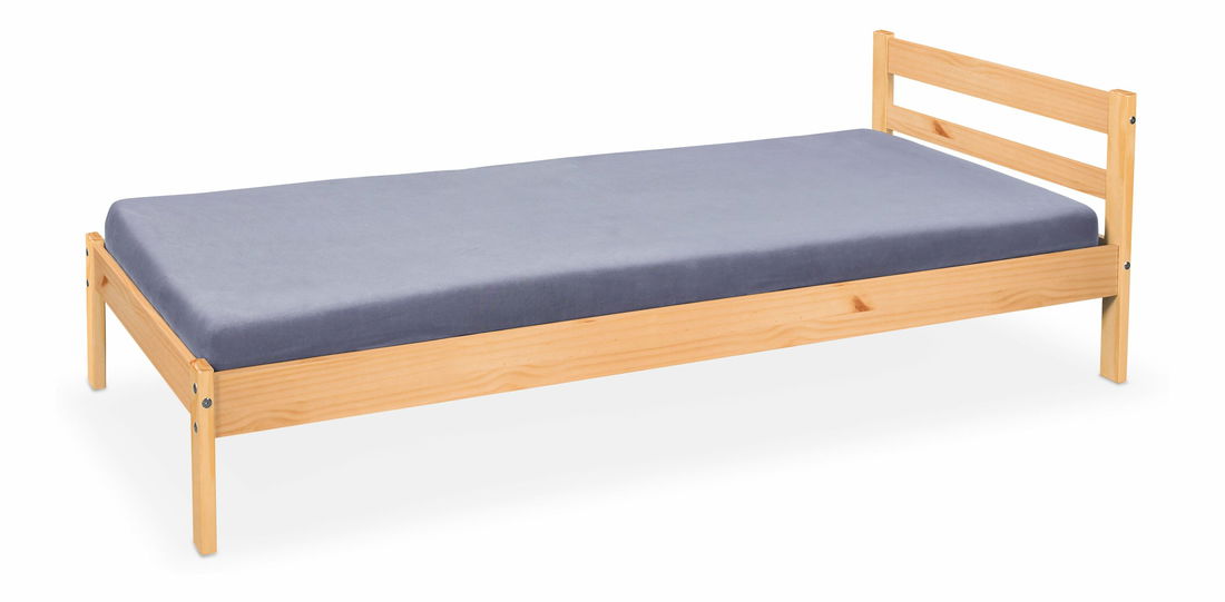 Jednolôžková posteľ 90 cm Finy (borovica)