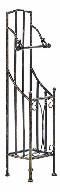 Suport hârtie igienică Brisia (negru)