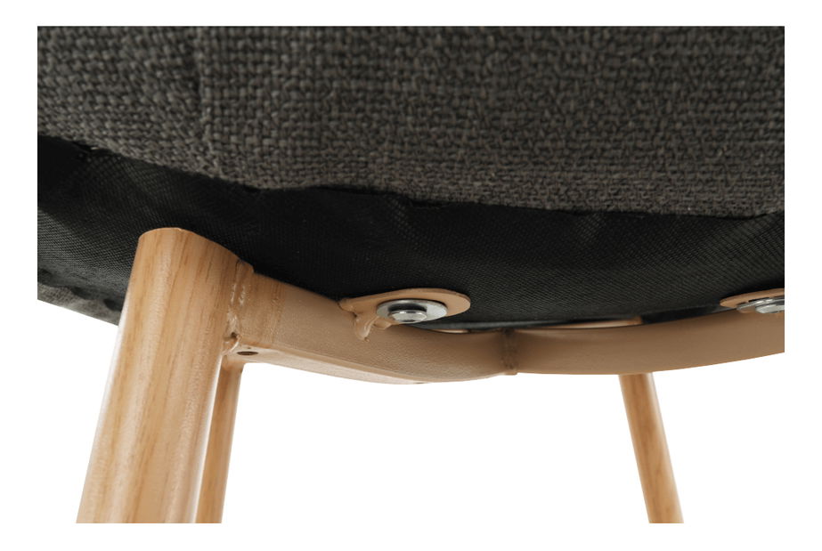 Scaun de sufragerie (4 buc.) Laga (Gri închis) *vânzare stoc