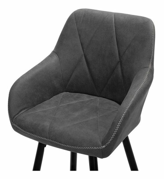 Set 2ks. barových stoličiek Dakien (sivá) *výpredaj