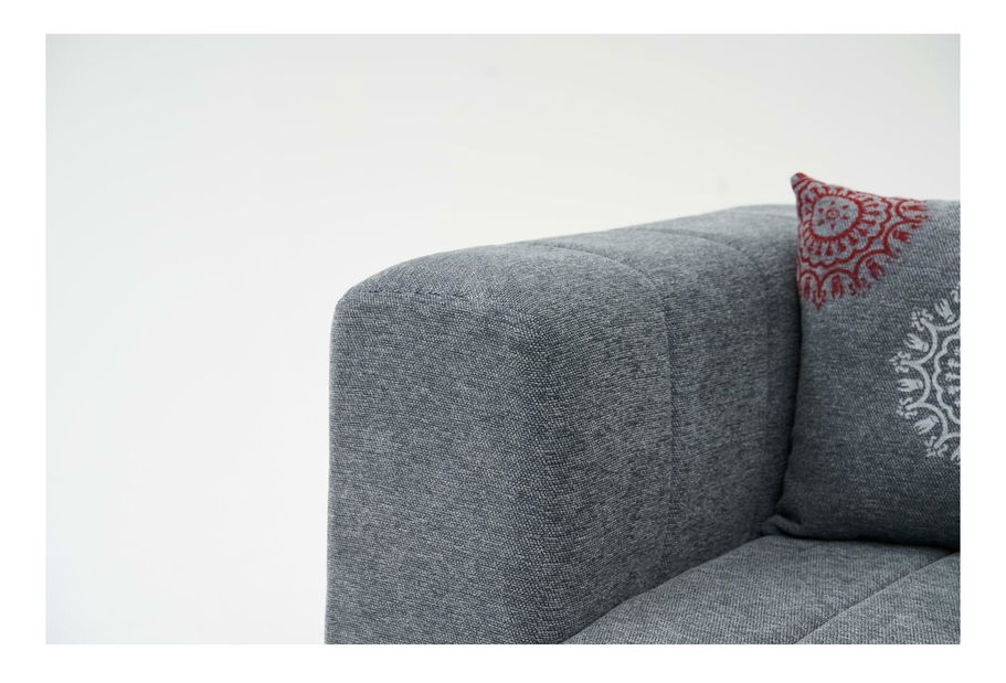 Kutna garnitura Beyzometta (L) (siva)