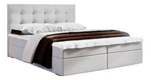 Franciaágy Boxspring 160 cm Fade 2 Comfort (bézs) (matraccal és tárolóhellyel)