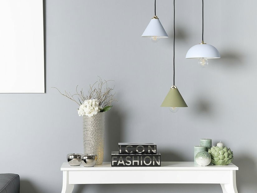 Závesná lampa Agron (olivovo zelená)