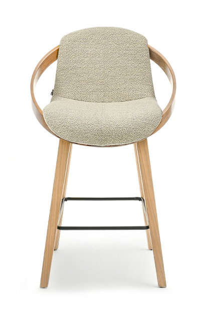 Scaun bar Lageze (bej + stejar)