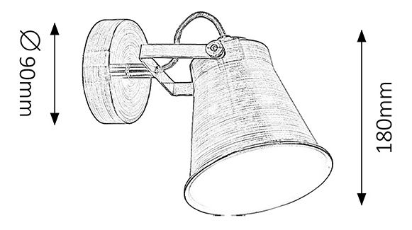 Bodové svietidlo Martina 6516 (bronzová)