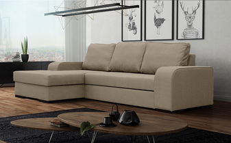 Rohová sedačka Fonda (béžová) (L)