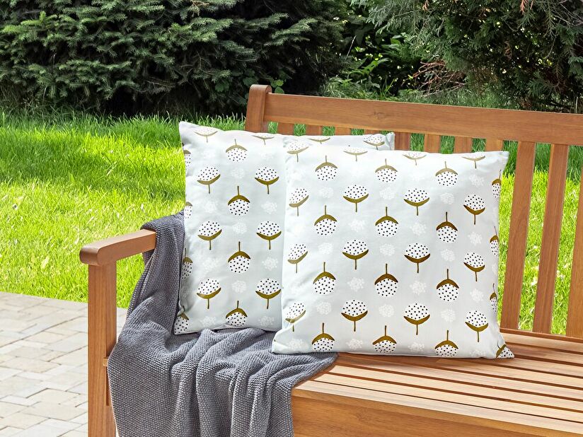 Set 2 buc perne decorative 45 x 45 cm Cunna (verde)