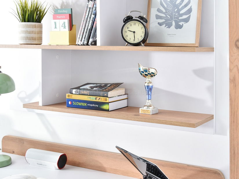 Zidna polica Congresual C08 (bijela)