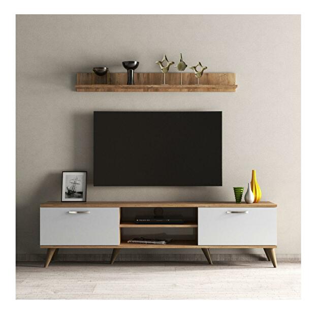 Mobilier living Lavune 1 (alb + pin atlantic) 