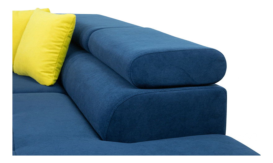 Colțar în formă de U Alphard Bis (D) (piele ecologică soft 017 + uttario velvet 2967 + uttario velvet 2959)