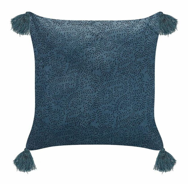 Set 2 buc perne decorative 45 x 45 cm Setar (albastru)