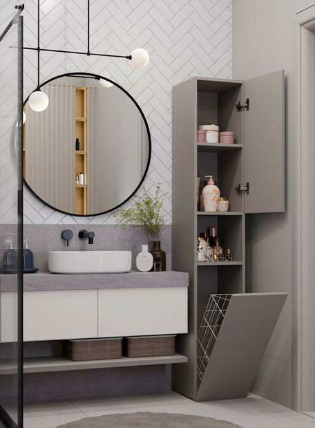 Dulap de baie Neltossa 13 (maro deschis)