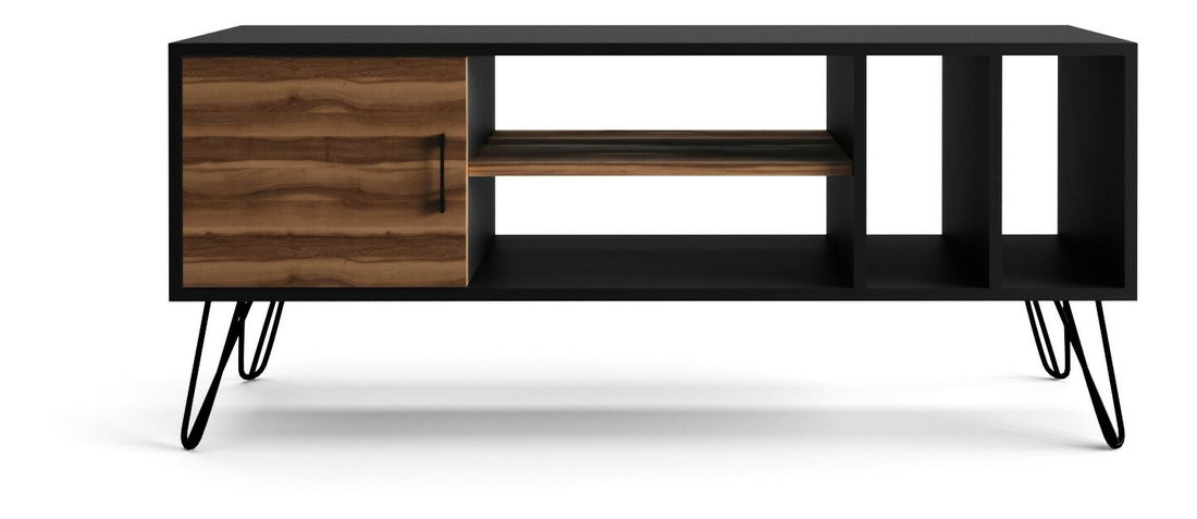 TV asztal/szekrény Tivoli (fekete + barna)