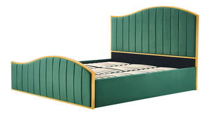 Bračni krevet 160 cm Georgia (zelena)