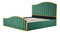 Bračni krevet 160 cm Georgia (zelena)