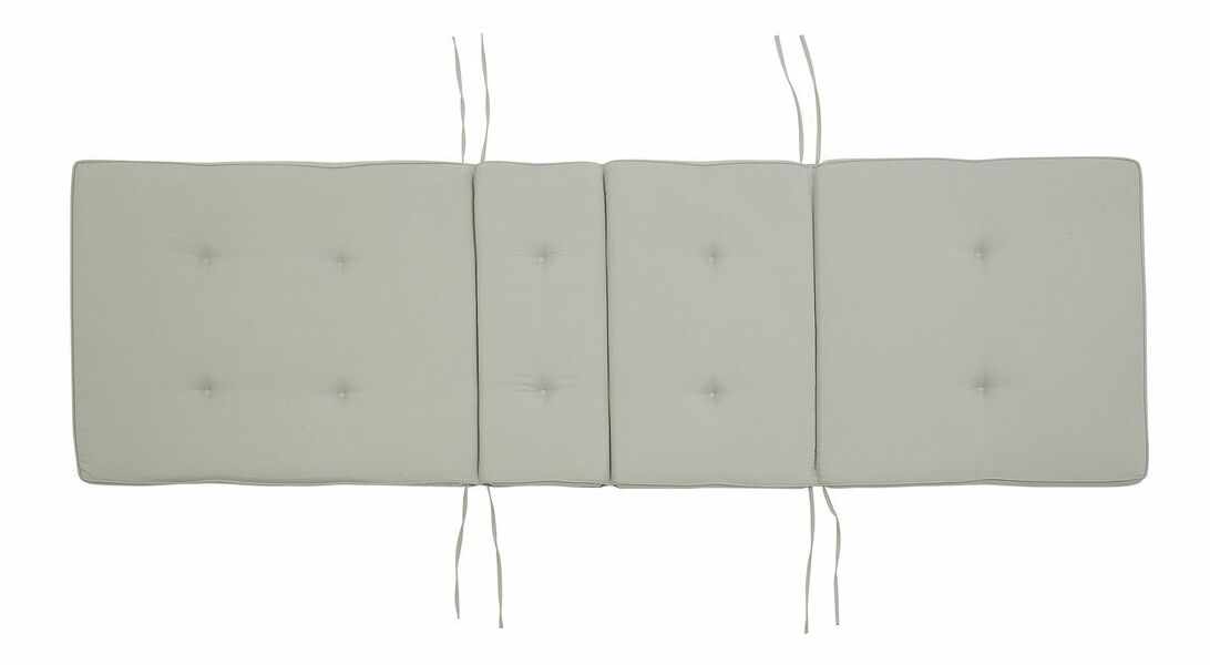 Șezlong de grădină Amati (lemn închis + gri bej)