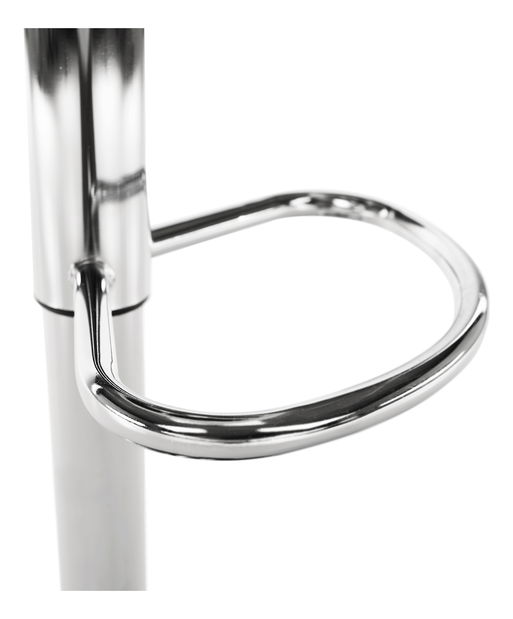 Scaun tip bar Mariora (alb piele ecologică)